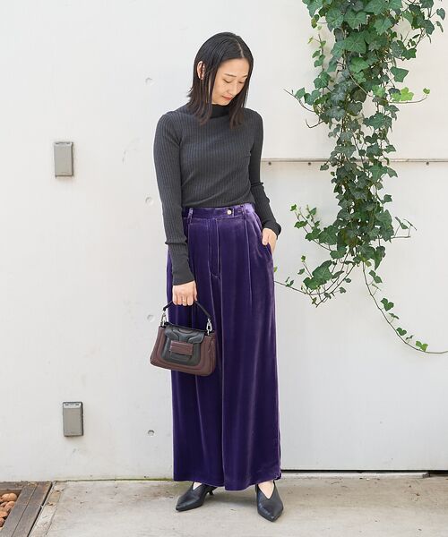 DESIGNWORKS / デザインワークス ニット・セーター | ウールバックボタンハイネックニット | 詳細14