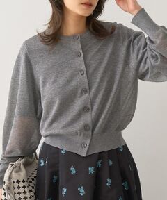 DESIGNWORKS / デザインワークス カーディガン・ボレロ | STARDUSTラメクルーカーディガン