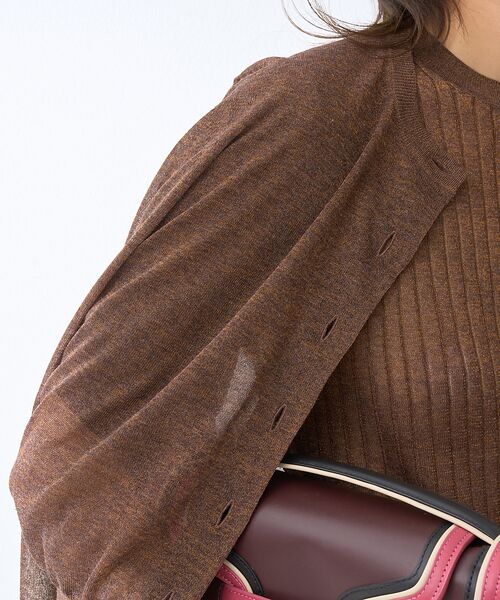 DESIGNWORKS / デザインワークス カーディガン・ボレロ | STARDUSTラメクルーカーディガン | 詳細11