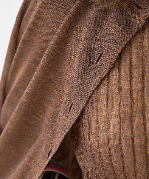 DESIGNWORKS / デザインワークス カーディガン・ボレロ | STARDUSTラメクルーカーディガン | 詳細12