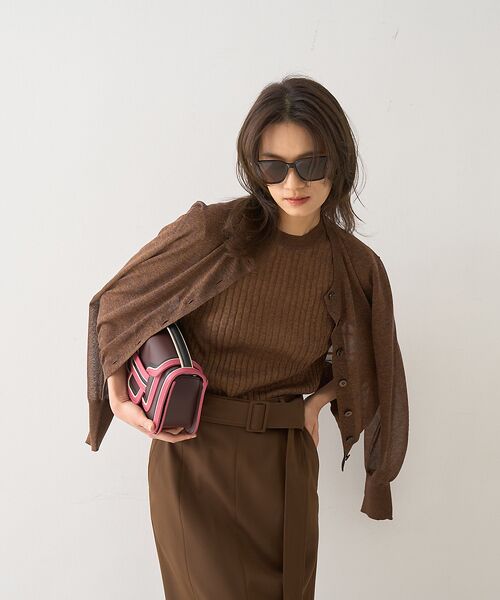 DESIGNWORKS / デザインワークス カーディガン・ボレロ | STARDUSTラメクルーカーディガン | 詳細4