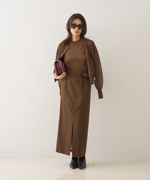 DESIGNWORKS / デザインワークス カーディガン・ボレロ | STARDUSTラメクルーカーディガン | 詳細5