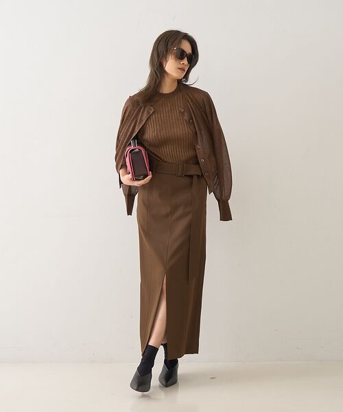 DESIGNWORKS / デザインワークス カーディガン・ボレロ | STARDUSTラメクルーカーディガン | 詳細6