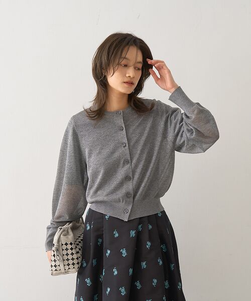 DESIGNWORKS / デザインワークス カーディガン・ボレロ | STARDUSTラメクルーカーディガン | 詳細1