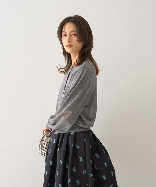 DESIGNWORKS / デザインワークス カーディガン・ボレロ | STARDUSTラメクルーカーディガン | 詳細3