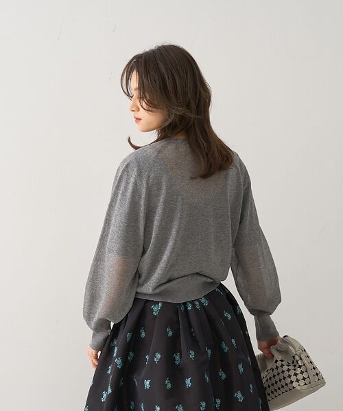 DESIGNWORKS / デザインワークス カーディガン・ボレロ | STARDUSTラメクルーカーディガン | 詳細4