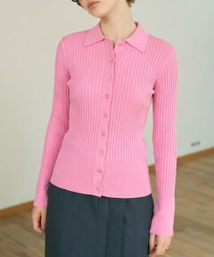 DESIGNWORKS / デザインワークス ニット・セーター | ウールリブポロカーディガン