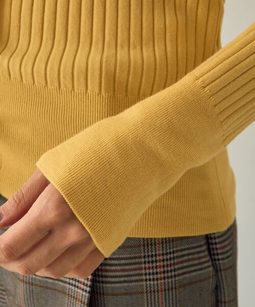 DESIGNWORKS / デザインワークス ニット・セーター | ウールリブポロカーディガン | 詳細13