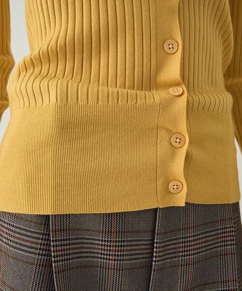 DESIGNWORKS / デザインワークス ニット・セーター | ウールリブポロカーディガン | 詳細15