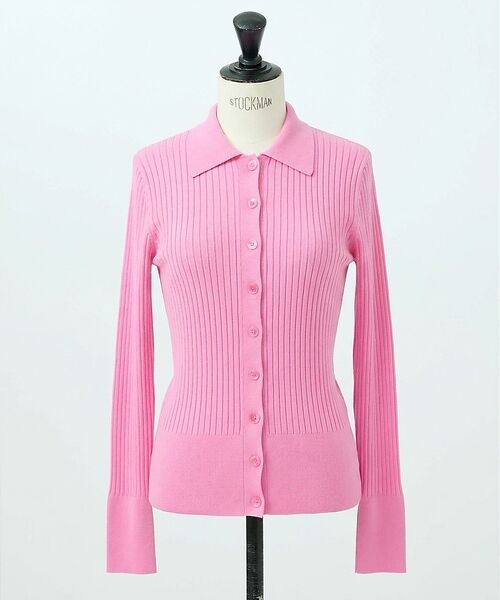 DESIGNWORKS / デザインワークス ニット・セーター | ウールリブポロカーディガン | 詳細26