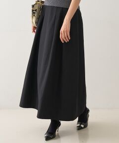 DESIGNWORKS / デザインワークス ロング・マキシ丈スカート | タックツイルフレアスカート
