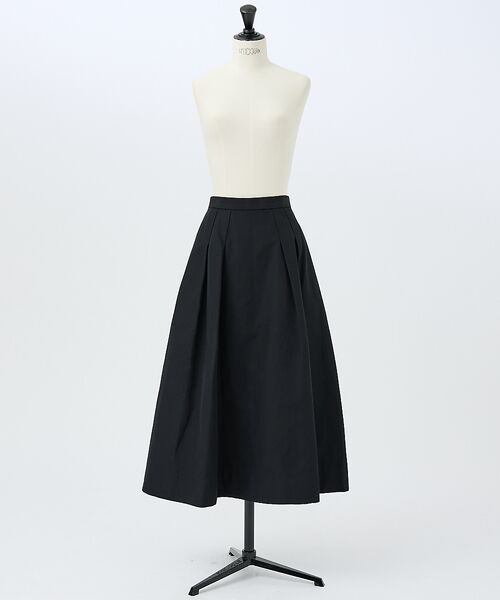 DESIGNWORKS / デザインワークス ロング・マキシ丈スカート | タックツイルフレアスカート | 詳細9