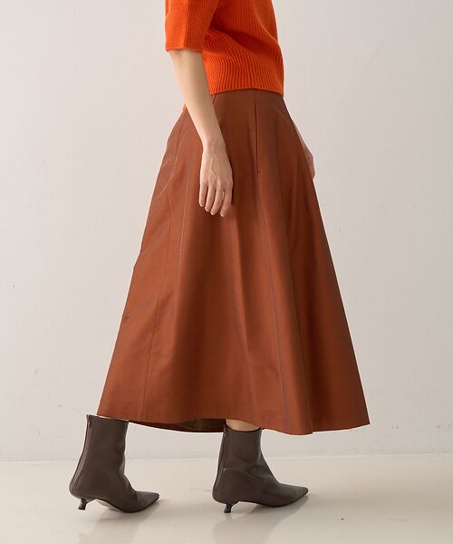 DESIGNWORKS / デザインワークス ロング・マキシ丈スカート | タックツイルフレアスカート | 詳細18