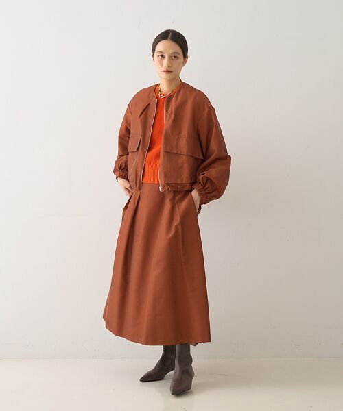 DESIGNWORKS / デザインワークス ロング・マキシ丈スカート | タックツイルフレアスカート | 詳細21