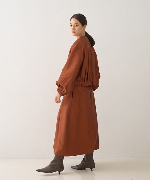 DESIGNWORKS / デザインワークス ロング・マキシ丈スカート | タックツイルフレアスカート | 詳細23