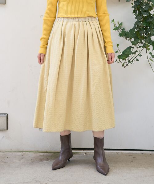 DESIGNWORKS / デザインワークス ロング・マキシ丈スカート | ラメドットリバーシブルスカート | 詳細1