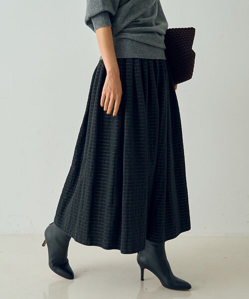 DESIGNWORKS / デザインワークス ロング・マキシ丈スカート | ラメドットリバーシブルスカート | 詳細13