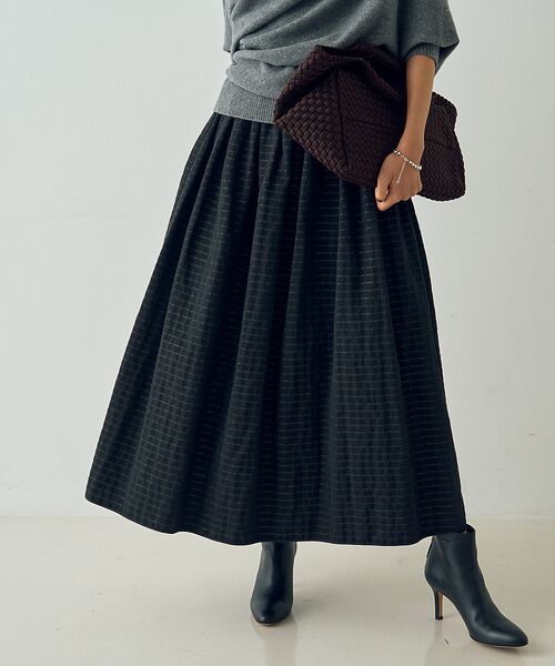 DESIGNWORKS / デザインワークス ロング・マキシ丈スカート | ラメドットリバーシブルスカート | 詳細14
