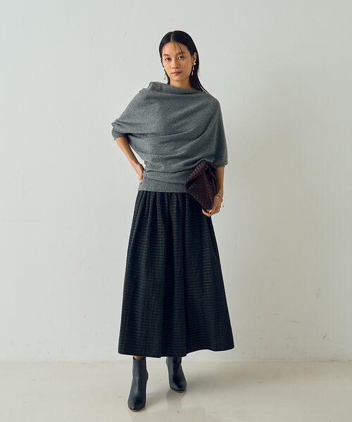 DESIGNWORKS / デザインワークス ロング・マキシ丈スカート | ラメドットリバーシブルスカート | 詳細16