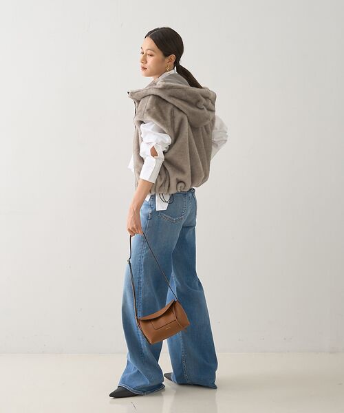 DESIGNWORKS / デザインワークス パーカー | リッチエコファーフードジレ | 詳細10