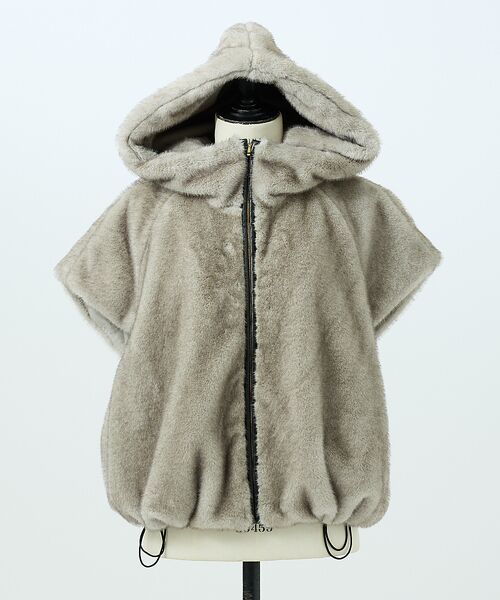 DESIGNWORKS / デザインワークス パーカー | リッチエコファーフードジレ | 詳細20