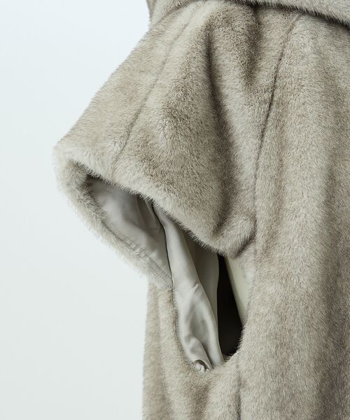 DESIGNWORKS / デザインワークス パーカー | リッチエコファーフードジレ | 詳細25