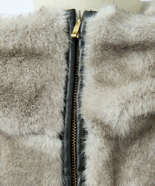 DESIGNWORKS / デザインワークス パーカー | リッチエコファーフードジレ | 詳細26