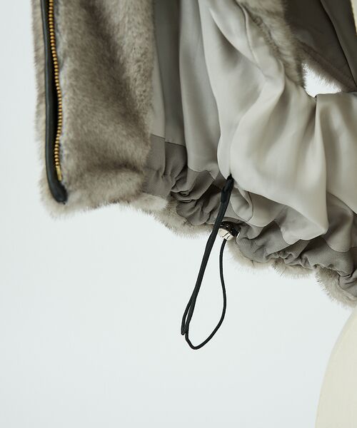 DESIGNWORKS / デザインワークス パーカー | リッチエコファーフードジレ | 詳細28