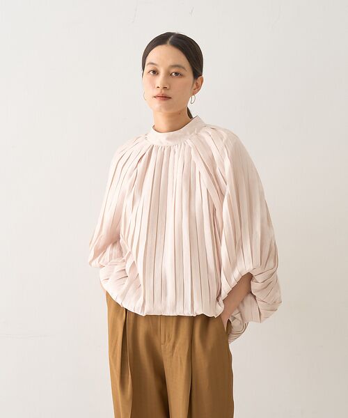DESIGNWORKS / デザインワークス シャツ・ブラウス | プリーツ加工ボリュームブラウス | 詳細1