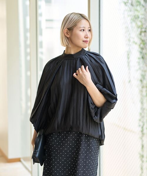 DESIGNWORKS / デザインワークス シャツ・ブラウス | プリーツ加工ボリュームブラウス | 詳細21