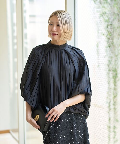 DESIGNWORKS / デザインワークス シャツ・ブラウス | プリーツ加工ボリュームブラウス | 詳細22
