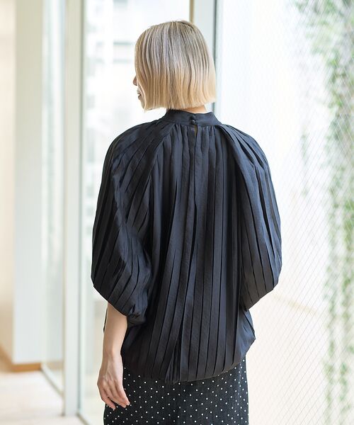 DESIGNWORKS / デザインワークス シャツ・ブラウス | プリーツ加工ボリュームブラウス | 詳細23