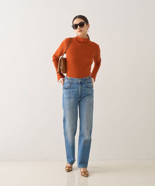 DESIGNWORKS / デザインワークス ニット・セーター | ウールバイカラーハイネックニット | 詳細4