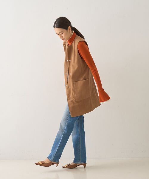 DESIGNWORKS / デザインワークス ニット・セーター | ウールバイカラーハイネックニット | 詳細6