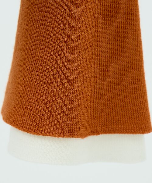 DESIGNWORKS / デザインワークス ニット・セーター | ウールバイカラーハイネックニット | 詳細9