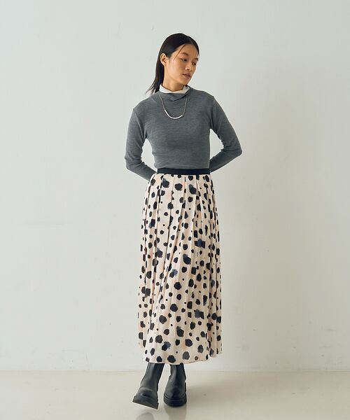 DESIGNWORKS / デザインワークス ニット・セーター | ウールバイカラーハイネックニット | 詳細13