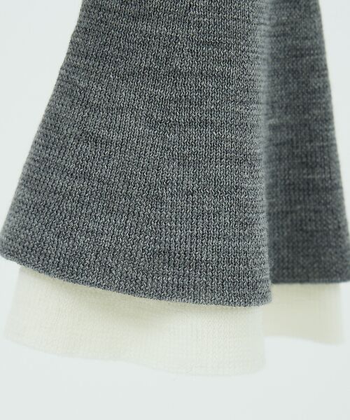 DESIGNWORKS / デザインワークス ニット・セーター | ウールバイカラーハイネックニット | 詳細17