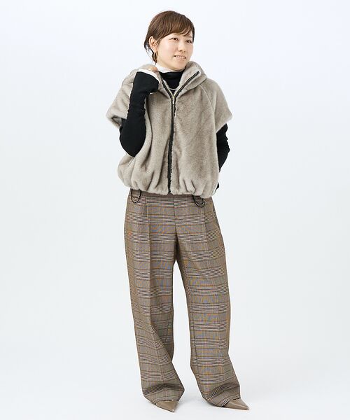 DESIGNWORKS / デザインワークス ニット・セーター | ウールバイカラーハイネックニット | 詳細22