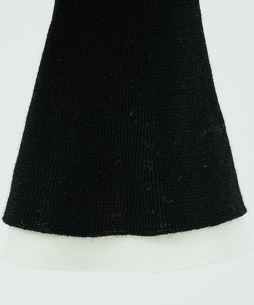 DESIGNWORKS / デザインワークス ニット・セーター | ウールバイカラーハイネックニット | 詳細24