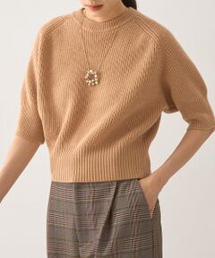 DESIGNWORKS / デザインワークス ニット・セーター | ウールカシミヤショートスリーブニット