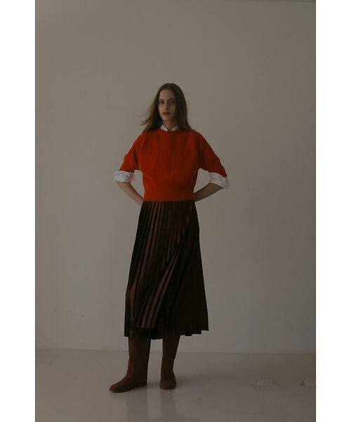 DESIGNWORKS / デザインワークス ニット・セーター | ウールカシミヤショートスリーブニット | 詳細13