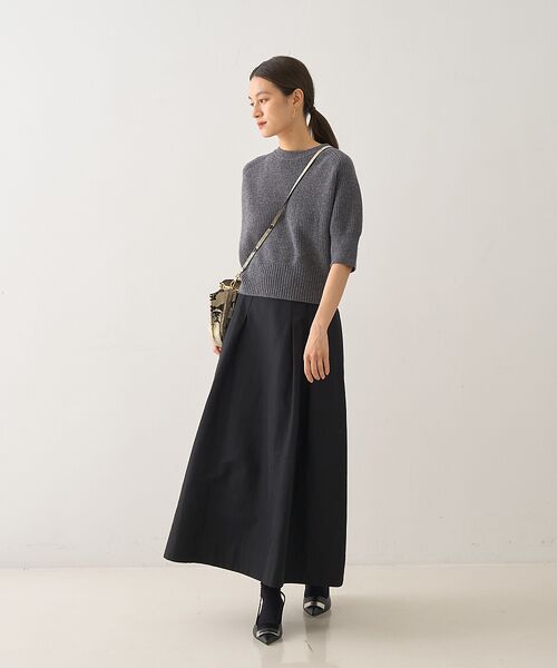 DESIGNWORKS / デザインワークス ニット・セーター | ウールカシミヤショートスリーブニット | 詳細18