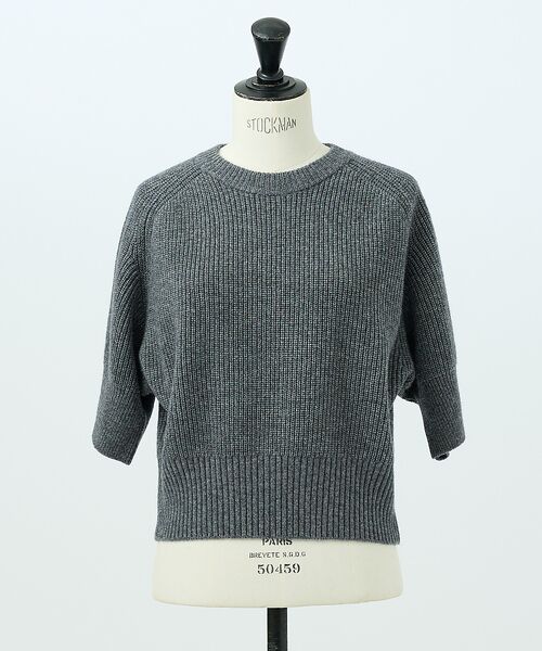 DESIGNWORKS / デザインワークス ニット・セーター | ウールカシミヤショートスリーブニット | 詳細24