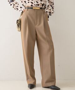 DESIGNWORKS / デザインワークス パンツ | ウール混タックバレルパンツ