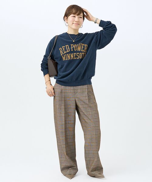 DESIGNWORKS / デザインワークス パンツ | ウール混タックバレルパンツ | 詳細10