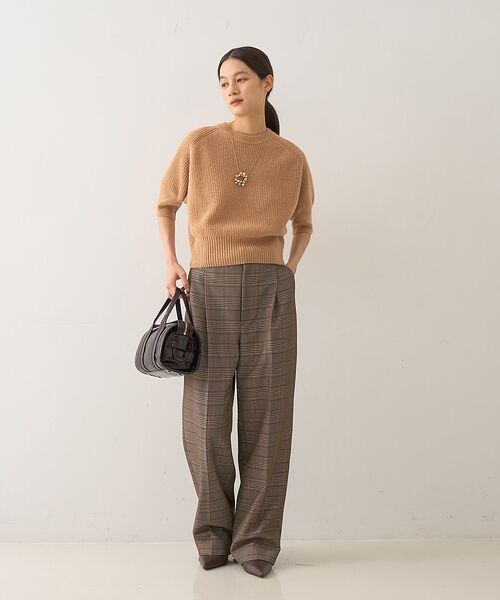 DESIGNWORKS / デザインワークス パンツ | ウール混タックバレルパンツ | 詳細7