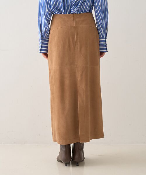 DESIGNWORKS / デザインワークス ロング・マキシ丈スカート | ゴートスエードAラインスカート | 詳細21