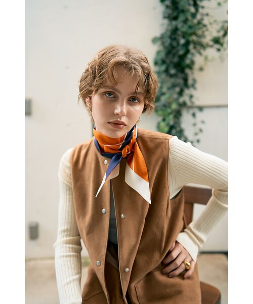 DESIGNWORKS / デザインワークス ベスト | ゴートスエードロングジレベスト | 詳細16