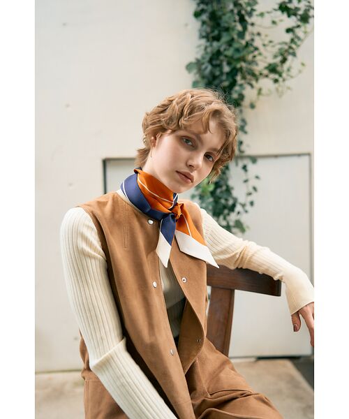 DESIGNWORKS / デザインワークス ベスト | ゴートスエードロングジレベスト | 詳細18