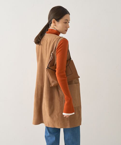 DESIGNWORKS / デザインワークス ベスト | ゴートスエードロングジレベスト | 詳細2